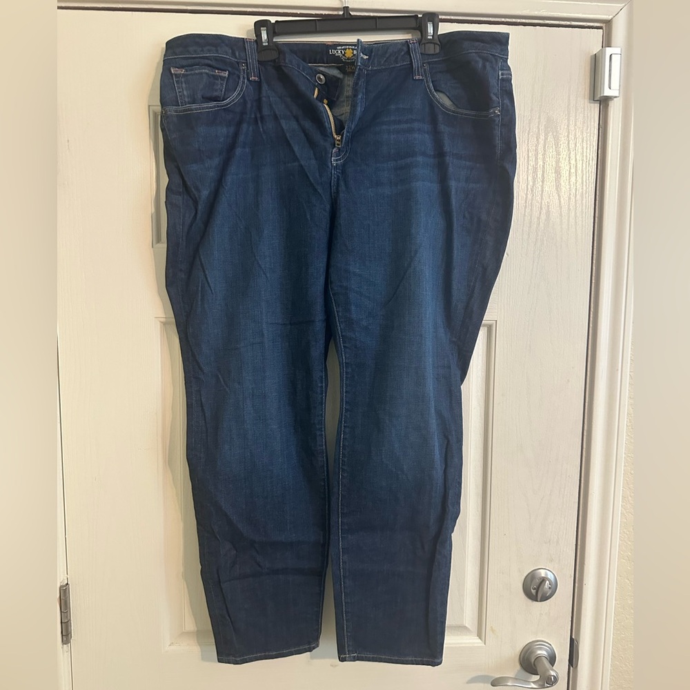 Lucky Brand Ginger Skinny Jeans with Gold Zip
